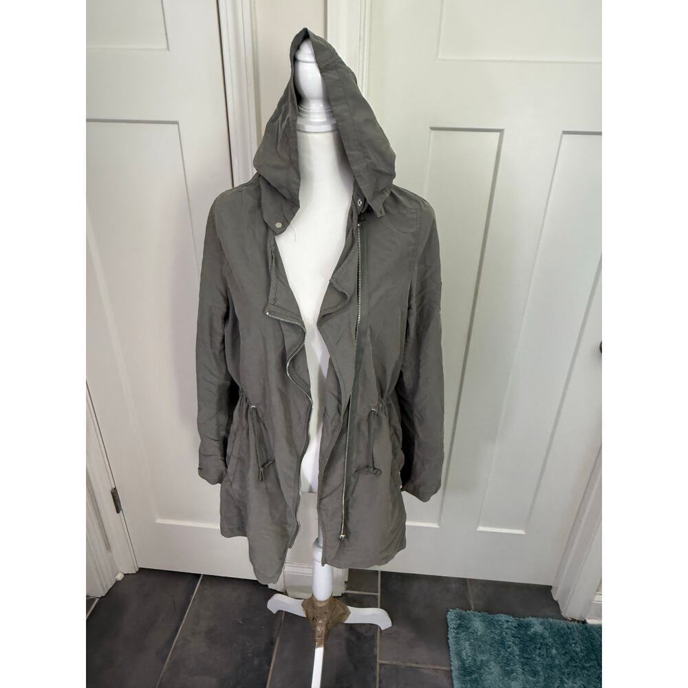 H&M loose army green jacket size 14Y